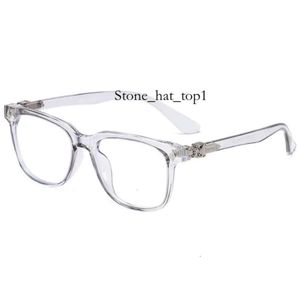 Designer Ch Cross Brilmontuur Chromees Harten Merk Zonnebrillen voor Mannen Vrouwen Trendy Ronde Gezicht Oog Mannelijke Bescherming Luxe Brilmonturen Chromees Hart 4644