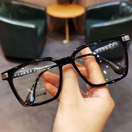 Designer Ch Cross Óculos Quadro Cromos Marca Óculos de Sol Nova Lente de Olho para Homens Mulheres Transparente Espelho Plano Emparelhado Miopia Coração Alta Qualidade Quadros de Óculos N1TT