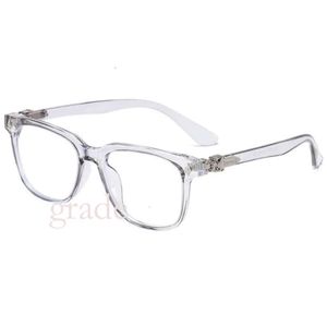 Designer Ch Cross Lunettes Cadre Chromes Marque Lunettes De Soleil Pour Hommes Femmes Tendance Visage Rond Tr90 Oeil Mâle Protection Coeur Lunettes Cadres 2024 Luxe Chromefree 432