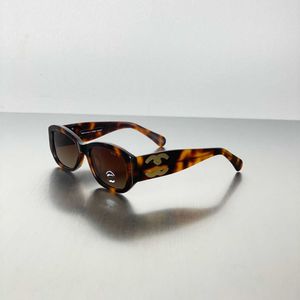 Designer CH Top Sunglasses 2023 Nouvelles lunettes de soleil de haute édition CH5493 pour les femmes même imprimé léopard français 5493 avec boîte d'origine