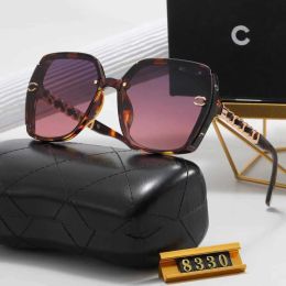 Diseñador Chanells Gafas Ciclo de gafas de sol Fashion Luxury Polarize Men Mujeres Mujeres Vintage Béisbol Summer Driving Sun Games