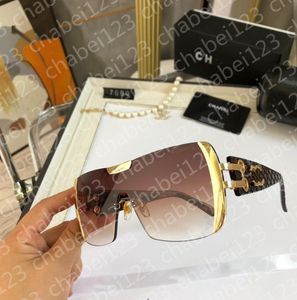 Designer Chanells Lunettes de soleil pour hommes Femmes Luxury Rectangle Sun Verres de soleil Extérieur Place Goggle Eaux de lune