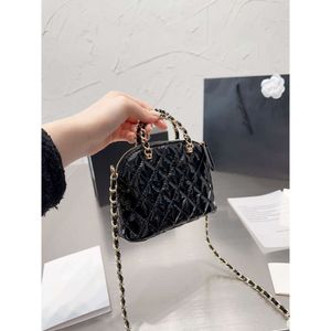 Designer Channel Bag Hardware Shell Schoudertas voor Dames Lingge Geurige Mini Chain Lakleer Mode Crossbody Tas Veelzijdig