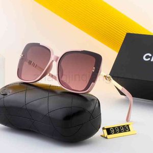 Designer Channel CC Sunglass Cycle Luxueux Femme Mens Mode Haute Définition Polarisée Petit Parfum Perle Incrustée Tempérament Surdimensionné Sungla