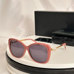 Designer kanalen zonnebrillen voor vrouwen klassieke oversized bril vierkante frame buiten strand zonnebril voor man vrouw mix kleur optioneel parel frame