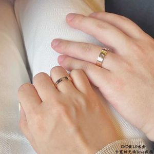 Designer Charm 18K Rose Gold Ring voor mannen en vrouwen Carter Matching Love Classic High Version Paar Valentijnsdag cadeau