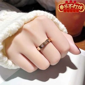 Charme de créateur 18K Rose Gold Ring pour hommes et femmes Carter Matching Love Classic Couple Proposition Gift Saint Valentin