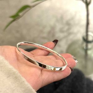 Charme de créateur Carter Bracelet en argent pur mode femme et haut sens fermé étudiant 999 pieds comme cadeau pour sa petite amie