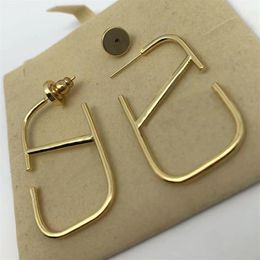 Designer Charm Oorbellen Voor Vrouwen Mode Oorbel Studs Luxe Casual Dangler Gouden Brief Eardrop Jewelry209S
