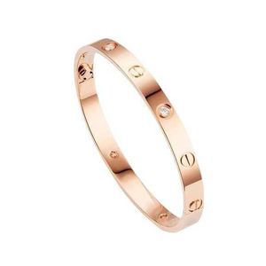 Diseñador Charm High Edition Carter Varter V Gold Pulsera de oro Anillo eterno Anillo eterno Machuelas de pareja Estilo con logotipo