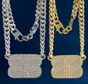 Designer Charm ketting bruiloft sieraden dashing goede kwaliteit kettingen voor feestfestival vrouw sieraden met volledige diamanten7321227