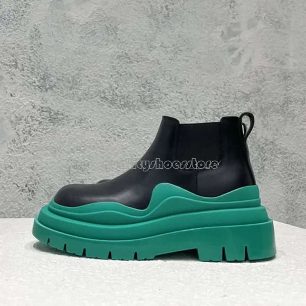 Designer Chelsea Boots Martin Boots Luxury Designer Mens and Womens Ankle Boots Platform Elevation Cuir Chaussures Chaussures Femmes Plate-forme semed Boots Hip Hop 287