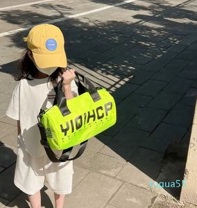 Bolso de lona de diseñador para niños, bolso de gran capacidad para exteriores, versión coreana, bolso cruzado para niñas, mochila de viaje