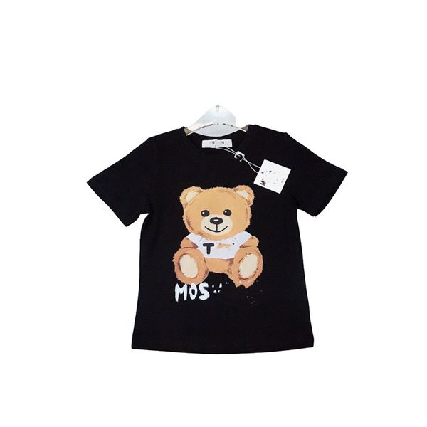 T-shirt pour enfants de créateurs de mode coton imprimé décontracté garçons et filles à manches courtes pour enfants 2023 haut pour enfants d'été 91-160cm K9