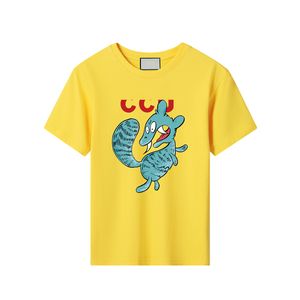 Designer kindert-shirt schattig cartoon tijgerpatroon luxe merk jongens meisjes kinderkleding cool ademend korte mouwen CHD2310195 esskids