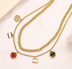 Designer Chokers Kettingen Luxe Merk Brief Roestvrij Stalen Ketting Modieuze Vrouwen 18K Vergulde Sleutelbeen Ketting Sieraden Mode Accessoires