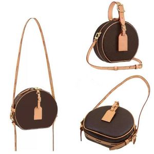 Designer circulaire sac à bandoulière Mini porte-monnaie femmes sacs à main en cuir véritable femmes petit sac rond sacs à bandoulière portefeuille