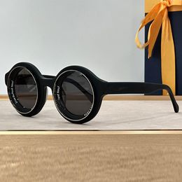 Diseñador Marco circular 2024 Primavera Verano Ropa de hombre Paris Fashion Show Gafas de sol personalizadas para hombres Playa Gafas multifuncionales al aire libre 2501
