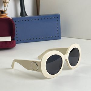 Lunettes de soleil circulaires de créateur pour hommes et femmes, lentilles luxueuses et de haute qualité résistantes aux UV400 pour la photographie de rue de mode disponibles en 5 couleurs GG1647S