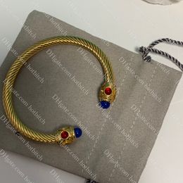 Designer Classic Bangle Bracelets Bracelets De Manchette En Argent De Haute Qualité Amoureux Exquis Bijoux Bracelet Ouverture Conception Réglable Cadeau D'anniversaire