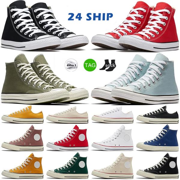 Designer Classic Casual Shoes Womens Star Chuck 70 Chucks 1970 Big Eyes Taylor All Sneakers Platform Stras Shoe Femmes and Men High / Low Style Classic Canvas Shoes