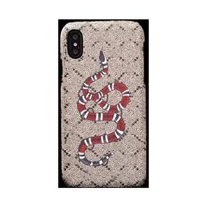 Étui de téléphone de designer pour Apple iPhone 15 Pro Max 14 13 12 11 XR XS 8 7 Plus Samsung Galaxy S24 S23 S22 S21 Note 20 Ultra Luxury Pu Leather Cover Coque Fundas Grey Snake