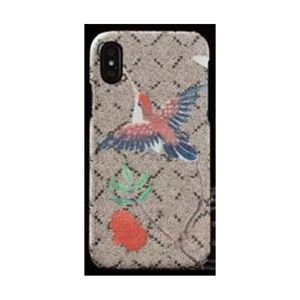 Étuis de téléphone portable classiques de concepteur pour Apple iPhone 14 Plus 13 12 11 Pro Max Samsung S23 S22 S21 Note 20 Ultra luxe en cuir PU Mobile Back Covers Shells Fundas Bird