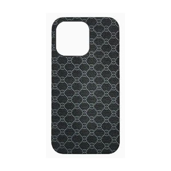 Estuches para teléfonos celulares de diseño clásico para Apple iPhone 14 Plus 13 12 11 Pro Max Samsung S23 S22 S21 Note 20 Ultra Luxury PU Leather Mobile Back Covers Shells Fundas Black G