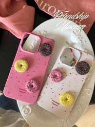 Designer Classic Cute Donut Model Phone Case iPhone 14 12 13 Pro Max Fashion Luxury Phone Case