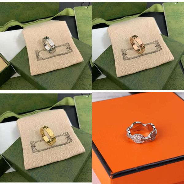 Designer Classic Love Vis Ring pour les hommes et les femmes, Titanium Steel Ally-plaqué or, or / sier / rose Gold, Never Fade, hypoallergénique, taille 6-11