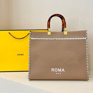 Diseñador Clásico Peekabo Bolso bandolera Italia Lujo Mujer Bolso de mano tejido Famoso Roma Doble letra Señoras Lujoso Bolso de hombro Grande Bolso de compras de cuero genuino