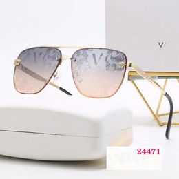 Designer klassieke zonnebrillen met een stijlvol patroon Speciale UV400 BEPERED DUBKE BEAM OUTDOOR Merk ontworpen zonnebril voor mannen en vrouwen