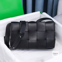 Designer klassieke geweven schoudertassen handtas tote geweven monnik crossbody tas mode dame echt lederen clutch 9A hoge topkwaliteit