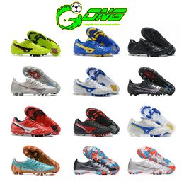 Déglage des créateurs de nouvelles chaussures de football masculines Morelia Neo III Beta Made in Japan 3S SR4 Elite Dark Iridium Blue Future Lion and Scourge Boots de football en plein air Tailles 39-45