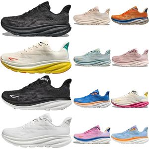 Designer Clifton 9 Chaussures de course athlétiques Bondi 8 Carbon X 2 Sneakers Shock Absorbing Road Fashion Mens Femmes Femmes Men Taille 36-47