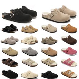 designer klomp sandalen kous voor dames heren burkins voorraden bostons klompen slippers bont slides platform slipper slide Platform birskens Casual schoenen