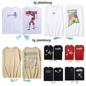 Vêtements de créateurs pour hommes du créateur tee-shirt graphique off blanc tshirt homme femme gamin off blanc t-shirt hors du bureau