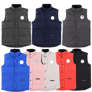 8 couleurs Designer Vêtements Top Qualité Canada Mens Gilet Blanc Canard Down Veste Hiver Body Warmer Femmes Gilet Hiver Gilets Ladys Body Warmers Highend Manteau XS-XXL