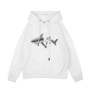 Designerkleding Mode Plams Angles Hoodie Gebroken Staart Haai Letter Flock Borduren Losse Relaxed Angels Hoodie Dames Trui Met Capuchon Casual Pullover 6518