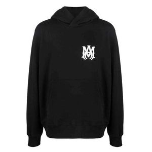 Designer Vêtements Hoodies Amiiri Croix Lettre À Capuche En Peluche Surdimensionné Marque De Mode Pull Manteau High Street Mode Automne Hiver Hommes Femmes