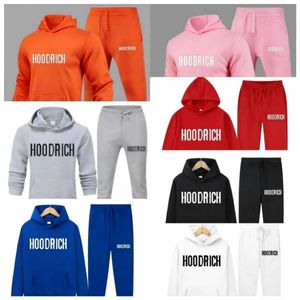 Vêtements de créateurs Sweats à capuche pour hommes Sweatshirts 2023 Sports d'hiver Sweat à capuche pour hommes Hoodrich Survêtement Lettre Serviette Sweat-shirt brodé Coloré Bleu Solide Swea qbf