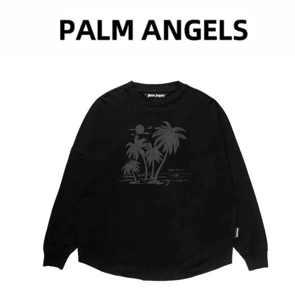 Vêtements de créateurs PA Sweats pour hommes Sweats à capuche à la mode Palmes Angels Tree T-shirt à manches longues en mousse tridimensionnelle Wang Jia Er Top Luxury Casual Pullover jacket