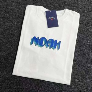 Designer kleding T-shirts Noah 23SS Creative Ghost Letter Afdrukken Fashion br eenvoudige katoenen ronde nek paar korte mouw t-shirt