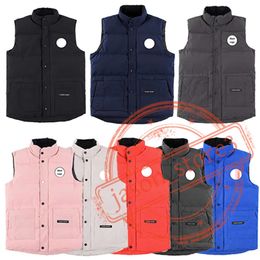 Vêtements de créateurs Top Quality Canada Mens Gilets Blanc Duck Down Body Warmer Manteaux d'hiver Femmes Gilets Ladys Vest Highend Body Warmers Outwear Parka XS-XXL 404