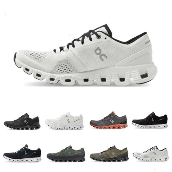 Diseñador Nube 1 en x Zapatos Zapatilla de deporte Triple Negro Blanco Zapatilla de deporte Rosa Arena Naranja Marco Ceniza Moda Mujer Hombre Corredor Cloudnova Forma Entrenadores Deportes Zapatilla de deporte