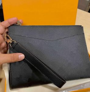 Designer clutch bag Daily Pouch luxe portemonnee heren dames lederen portemonnee portemonnees lange kaarthouders met originele doos stofzak M68705