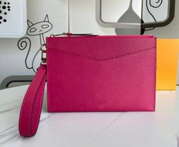 Designer clutch bag reliëf Daily Pouch luxe portemonnee heren draagtas dames lederen portemonnee portemonnees lange kaarthouders met originele doos stofzak M62937 M68705