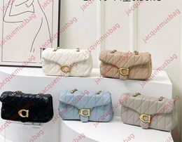 Designer COA Sac Femmes Sac à bandoulière Tabby Chain Tabby Tabby Cuir Luxury Messager Flip Hasp Hands Sac à main