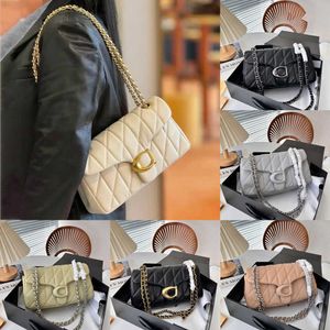 Designer Coache tas schouder luxe dames tas coachetabby schoudertassen 10a rooster kettingzak gewatteerd taby pick -up buckle grote capaciteit 822 210