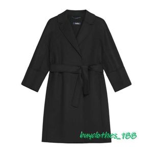 Veste de manteau de créateur Maxmara manteau trench-coat trench-coat Blend italien marque manteau mode tendances CQ7r
